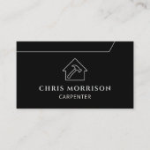 QR Code Carpentry Carpenter  名刺 (正面)