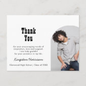 QR Code Collage Fund -cum-Thank You Grad Enclosure エンクロージャーカード (裏面)