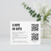 QR Code Collage Fund -cum-Thank You Grad Enclosure エンクロージャーカード (スタンド正面)