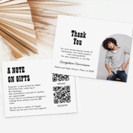 QR Code Collage Fund -cum-Thank You Grad Enclosure エンクロージャーカード