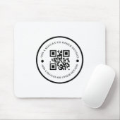 QR Code Company Website Promo mouse pad マウスパッド (マウス)