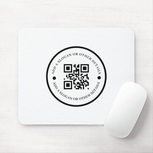 QR Code Company Website Promo mouse pad マウスパッド (マウス)