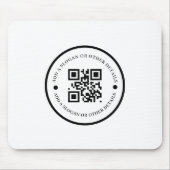 QR Code Company Website Promo mouse pad マウスパッド (正面)