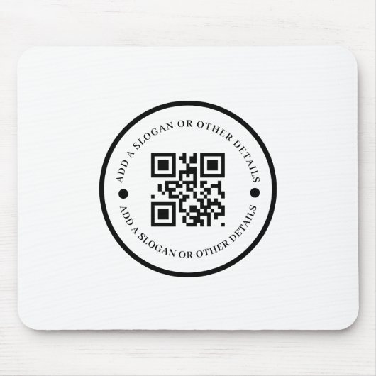 QR Code Company Website Promo mouse pad マウスパッド (正面)