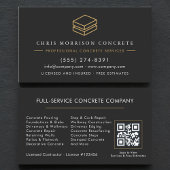 QR Code Concrete & Cement Services Company 名刺