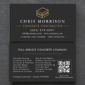 QR Code Concrete Contractor Services 名刺
