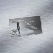 QR Code Cross Priest Business Card Magnet マグネット名刺 (インサイチュ)