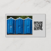 QR Code, Custom Portable Toilet Rentals 名刺 (裏面)