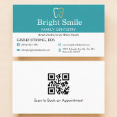QR Code Dental Office Dentistry  名刺