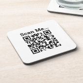 QR Code Design コースター (左側)