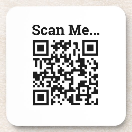 QR Code Design コースター (正面)