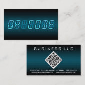 QR CODE : digital readout 名刺 (正面/裏面)