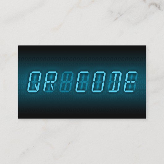 QR CODE : digital readout 名刺 (正面)