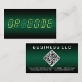 QR CODE : digital readout 名刺 (正面/裏面)