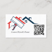 QR Code Drywall, Plaster, Sheetrock Finishing  名刺 (裏面)