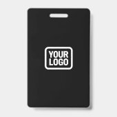 QR Code Event Badge | Digital Black Budget ID Card バッジ (裏面)