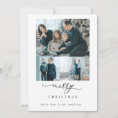 QR Code Family Video Script Photo Merry Christmas (正面)