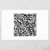 qr code Flyer チラシ (正面)