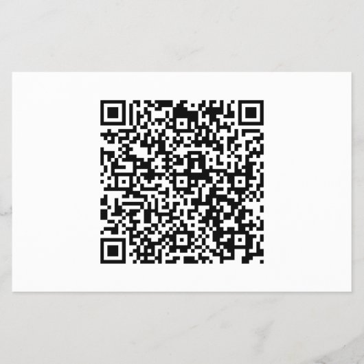 qr code Flyer チラシ (正面)