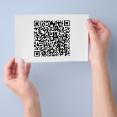 qr code Flyer チラシ (ハンドル)