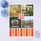 QR-Code Flyer チラシ (シングル)