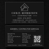 QR Code General Construction Contractor 名刺