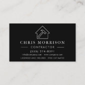 QR Code General Construction Contractor 名刺 (正面)