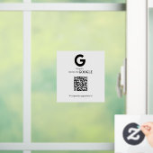 QR Code | Google Reviews Business Display Sign ウィンドウサイン (ホーム)