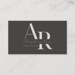 QR Code Modern Minimalist Business Cards 名刺