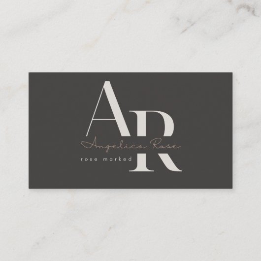 QR Code Modern Minimalist Business Cards 名刺 (正面)