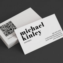 QR code modern minimalist professional freelancer