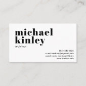 QR code modern minimalist professional freelancer 名刺 (正面)