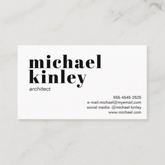 QR code modern minimalist professional freelancer 名刺 (正面)