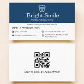 QR Code Modern Orthodontics Office 名刺