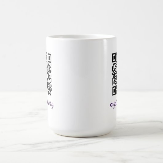 QR code mug コーヒーマグカップ (中央)