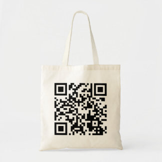 qr code nice funny cute t shirt using qr code トートバッグ
