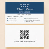 QR Code Optometrist Eye Doctor Office  名刺