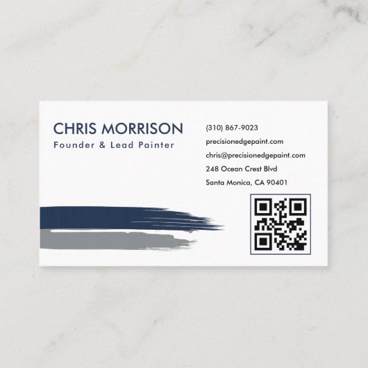 QR Code Painting Company Professional  名刺 (裏面)