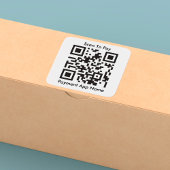 QR Code Payment スクエアシール