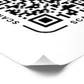 QR Code Payment - Scan to Pay Business Logo ポスター (コーナー)