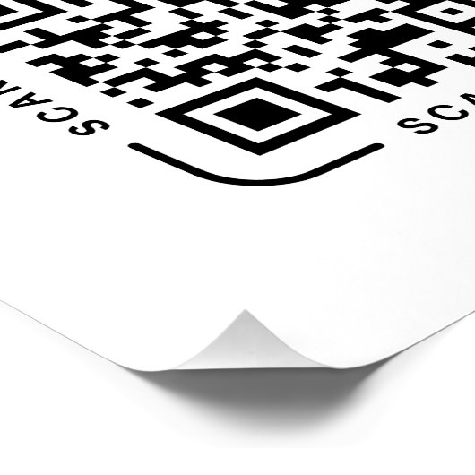 QR Code Payment - Scan to Pay Business Logo ポスター (コーナー)