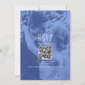 QR Code Photo Wedding 招待状 (裏面)