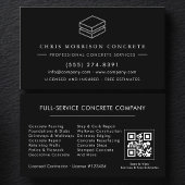 QR Code Professional Concrete Cement Contractor 名刺