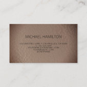 QR Code Rustic Foil Profile 名刺 (裏面)