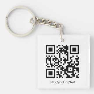 QR Code Schlüsselanhänger キーホルダー