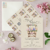 QR Code She's Fresh Off the Market Bridal Shower 招待状