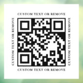 QR Code Simple Modern Business door sign ウィンドウサイン (シート3)