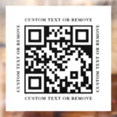 QR Code Simple Modern Business door sign ウィンドウサイン (シート2)