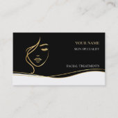 QR code Skin care & Beauty Salon 名刺 (正面)