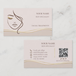 QR code Skin care & Beauty Salon 名刺